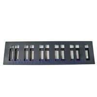 Support en U personnalisé en acier inoxydable, pièce de tôlerie pliée et estampée, support de fixation métallique pour armoire électronique