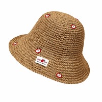 Topi Bucket Bulu Gaya Korea Bernapas untuk Musim Panas, Menyempurnakan Wajah, Pinggiran Lebar, Pelindung Matahari, Cocok untuk Pantai, Dapat Disesuaikan