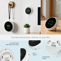 Moniteur de qualité de l'air 10-en-1 pour l'intérieur, détecteur de qualité de l'air pour la chambre de bébé, moniteur de CO2 avec sonomètre