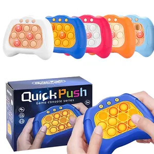 Soli mainan Puzzle elektronik, mainan permainan Puzzle dorong bersinar, pengendali fidget sensor elektronik pemecah gelembung