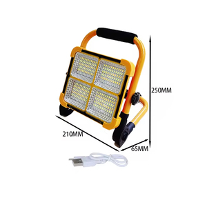 Portable Support Solar Flood Light Mobile Multifunctional USB Emergency Lighting for Garden Use Portable IP66 Rechargeable - Product Image 2