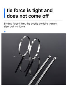 روابط كابل من الفولاذ المقاوم للصدأ, من من من الفولاذ المقاوم للصدأ,,, عرض بكابل ربطة عنق من الفولاذ المقاوم للصدأ - Product Image 5