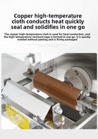 Machine automatique électrique de fabrication de sachets d'eau avec moteur et roulement, personnalisée pour la production locale des PME, facile à utiliser