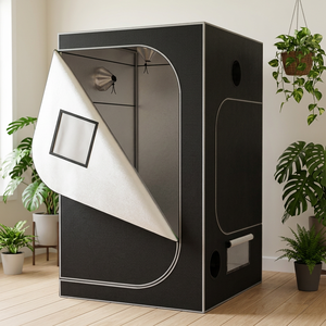 Carpa de <span class=keywords><strong>Cultivo</strong></span> para Interiores, Diseño a Prueba de Luz, Estructura Metálica, Caja de <span class=keywords><strong>Cultivo</strong></span> Hidropónico para Plantas de <span class=keywords><strong>Interior</strong></span>, Cuarto de <span class=keywords><strong>Cultivo</strong></span> de Hongos, Todos los Tamaños - Product Image 1