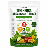 Tisane Équilibrante Glycémique Sans Caféine Mélange Naturel d'Herbes pour le Soutien du Glucose 4 Herbes Fabricant OEM ISO22000