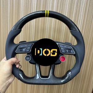 Volant sport en fibre <span class=keywords><strong>de</strong></span> carbone avec LED pour <span class=keywords><strong>Audi</strong></span> New TT TTS TTRS <span class=keywords><strong>R8</strong></span> - Product Image 3