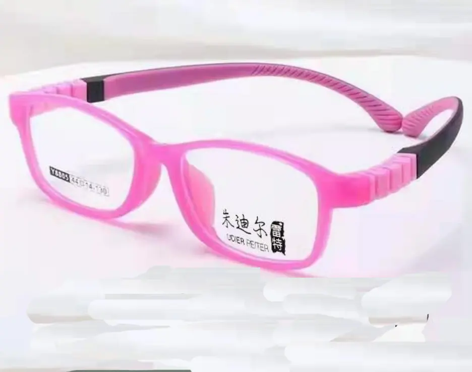 高品質アセテートキッズアイウェア光学フレームシリカゲルメガネフレーム子供用レンズまたはメガネ子供用ブルーライト
