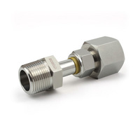 Swagelok Type 160 à 281 degrés Point de fusion Acier inoxydable 1/2 ''1/4'' NPT BSPT OD Raccord fusible Bouchon de tuyau fusible