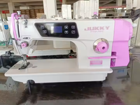 JUKKY Direkt antriebs motor Voll automatische Leder bekleidungs maschinen Industrielle Flach bett nähmaschine mit Verriegelung stich formation