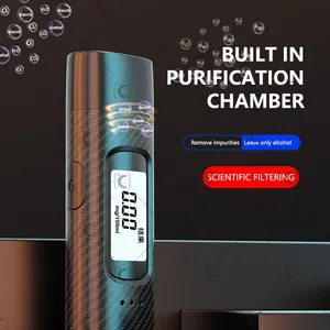 2024 mới Hợp kim kẽm xách tay rượu Tester thổi giọng nói thông báo xe rượu Detector rượu Tester