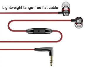 Écouteurs filaires avec microphone Écouteurs intra-auriculaires contrôlés par fil pour <span class=keywords><strong>Sennheiser</strong></span> Cx400 II Écouteurs intra-auriculaires - Product Image 3