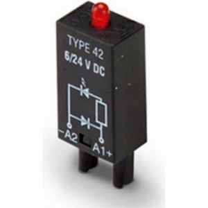 Relé Electromagnético TIPO 42 - Tamaño Miniatura, CC 24V, Baja Potencia, Uso General - Product Image 1