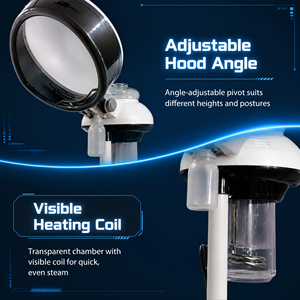 Macchina Verticale Multifunzionale per Trattamenti Capillari, Vaporizzatore per <span class=keywords><strong>Cura</strong></span> dei Capelli, Attrezzatura Professionale per Saloni - Product Image 2