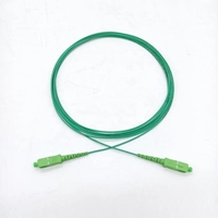 Cordon de Brassage à Fibre Optique Aqua 1.6mm 3.5M Rouge Orange Vert SC APC G657A2 LSZH