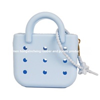 Sac de rangement compact en silicone perforé pour écouteurs, motif chiot ou panda, grande capacité, pour femmes