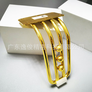 Gold Carbon Steel Furniture <b>Legs</b> 150MM Heavy Duty Industrial Design <b>For</b> Bed And Cupboard - Product Image 5