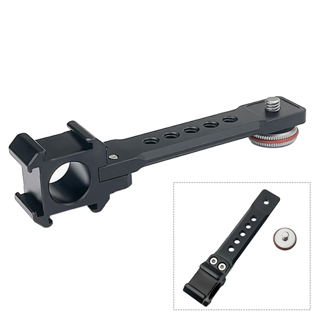 Custom 1/4'' 3/8'' Triple Cold Shoe Extension Mount Bracket Bar Gimbal Video Light Camera Adapters-Premium Camera Accessories