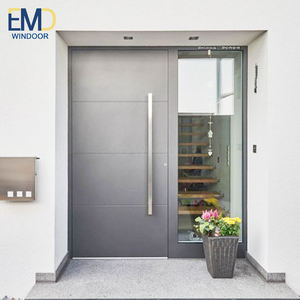 Puertas Dobles Francesas con Combinación de Madera y Vidrio - Product Image 2