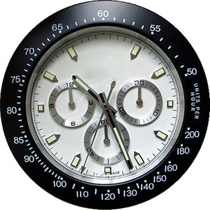 ساعات حائط حديثة معدنية كبيرة مزخرفة للمنزل مضيئة ساعة حائط ساعة حائط بتصميم زجاجي طراز الشمال كوارتز فن إبداعي - Product Image 4