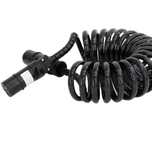 Cable de 7 núcleos de 12v y 24v para remolque, contenedor de camión, fuente de alimentación en espiral