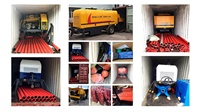 Mesin Pompa Beton Trailer Stasioner Portabel Harga Pompa Beton 30-90m3