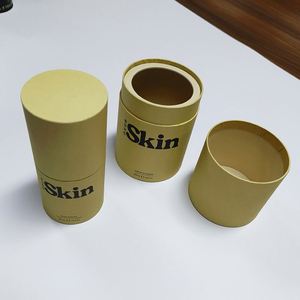 Round Shape Custom Paper Cardboard Cylinder Paper Tube Box Packaging for Liquid Body Scrub - Product Image 6