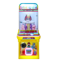 Nouvelle machine distributrice automatique de cartes mini format, à monnayeur, pour enfants, avec fonctions LED, personnalisable, en métal et plastique