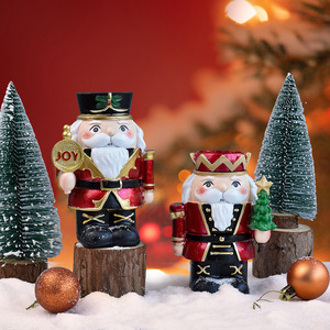 ของตกแต่งตั้งโต๊ะรูป<span class=keywords><strong>ทหาร</strong></span>นัทแครกเกอร์คริสต์มาสแบบรักษ์โลก ทำจากเรซิ่น งานแฮนด์เมด รุ่น ZHONGTUO XH-038 - Product Image 2