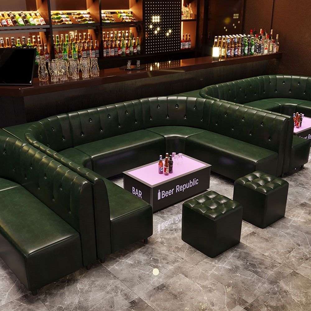 Club Table Sets Customized Light Luxury Club Box Tea Table - Genuine Leather