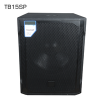 Caisson de basses actif TB15SP 1300W, haut-parleur de basses PA professionnel à haut rendement pour la scène, la location de DJ, les événements sonores en direct