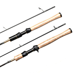 <span class=keywords><strong>Canne</strong></span> à pêche spinning/casting UL de <span class=keywords><strong>6</strong></span> pieds, action moyenne rapide, ultra-légère, 1-8g, 2-6lb, poignée en liège premium, pour ruisseau - Product Image 2