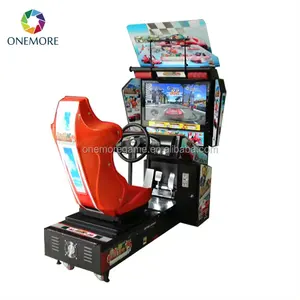 Yüksek kalite sıcak satış Arcade oyunu hareket simülatörü hız sürücü Arcade Video araba yarışı oyunu makinesi satılık