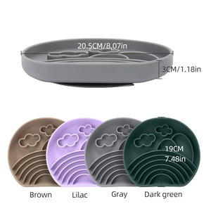 Ciotola per Cani in Silicone Ecologica e Resistente, Base Antiscivolo, Colori Personalizzabili, Arcobaleno - Product Image 2