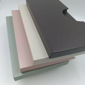 Giá tốt tùy chỉnh trắng đen melamine Veneer đôi Hội Đồng Quản trị có độ bóng cao UV <span class=keywords><strong>MDF</strong></span> được sử dụng cho trang trí hiện đại - Product Image 1