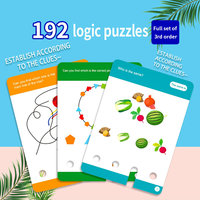 Juego de Rompecabezas Lógico, Juguete Educativo para Niños, Rompecabezas de Entrenamiento de Pensamiento Lógico para Niños, Juguetes de Papel