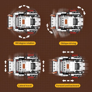 3 <span class=keywords><strong>in</strong></span> 1หุ่นยนต์แปลงร่างสุนัขบล็อกของเล่นแอปพลิเคชั่นของเล่นควบคุมระยะไกลคู่ของเล่นเพื่อการศึกษารถวิศวกรรมผาดโผน - Product Image 5