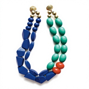 Best Quality Multilayer Beaded <b>Necklace</b> Women's Agate Resin Acrylic Party Jewelry Fashion Stylish <b>Statement</b> Piece for Woman - Product Image 4