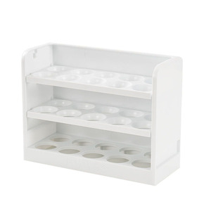Boîte de conservation d'œufs populaire à trois couches en plastique PP, plateau à œufs multifonctionnel - Product Image 2