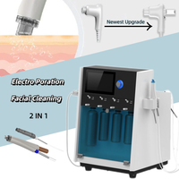 Litian 2025, el Más Reciente Dispositivo Multifuncional de Electroporación ABS Antienvejecimiento, Eliminación de Piel Muerta, Microdermoabrasión 2 en 1, Belleza de Poros
