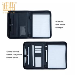 Maletín <span class=keywords><strong>de</strong></span> cartón unisex a5, maletín <span class=keywords><strong>de</strong></span> cuero resistente y delgado con cremallera negra, gran oferta, 2022 - Product Image 4