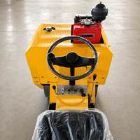 Vente Flash : Rouleau compresseur routier à double tambour de 1000 kg pour le pavage d'asphalte