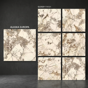 Carreaux de porcelaine émaillée Alaska Europa 800x800mm, design portugais, collection de sols inspirée du marbre - Product Image 1