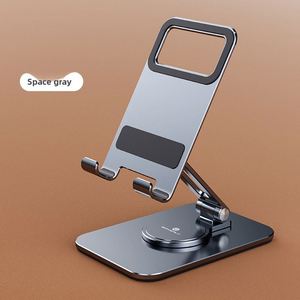 X323 Boneruy L05mini Cell Phone Accessories Aluminum Adjustable Foldable Tablet <b>Pc</b> Mobile Phone <b>Stand</b> Holder for Office Desk - Product Image 3