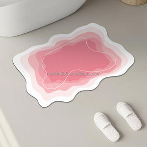 Alfombra de <span class=keywords><strong>Baño</strong></span> Suave de Cualquier Tamaño, Súper Absorbente, de Secado Rápido, Antideslizante, con Diseño de Dibujos Animados para Uso en Ducha y <span class=keywords><strong>Baño</strong></span> - Product Image 1