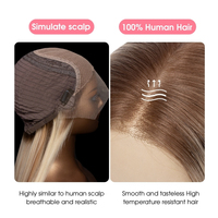 Perruque juive Sheitel en cheveux humains Remy de qualité supérieure, casher, double densité, lisse et soyeuse, en cheveux naturels