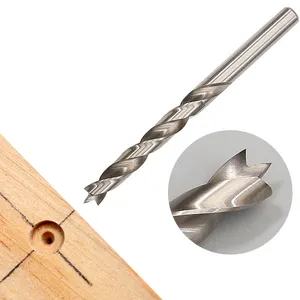 Royal Sino Spot Promotion Woodworking Professional Pointed High-Speed Steel Twist Wear-Resistant Twist Impact Drill Bit