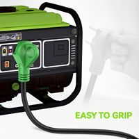 Adaptateur de prise de courant NEMA TT-30P vers trois prises 5-20R, cordon d'alimentation 125V, poignée ergonomique, homologué ETL