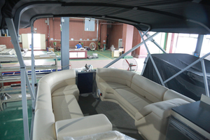 <span class=keywords><strong>Bateau</strong></span> ponton à pont unique Kinocean de 25 pieds, meubles, <span class=keywords><strong>bateau</strong></span> pneumatique avec moteur à vendre - Product Image 4