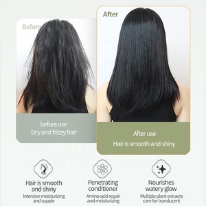 300g アミノ酸ヘアマスク 植物エキス配合 保湿補修 くせ毛を整え滑らかでシルキーな髪へ ヘアコンディショナー ヘアマスク - Product Image 3