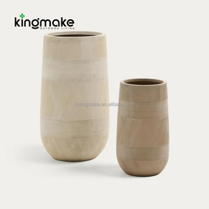 Maceta Duradera de Venta Caliente de Fábrica, Maceta Alta para Jardín Exterior con Orificio de Drenaje, Maceta Moderna de GRC para Hotel - Product Image 4